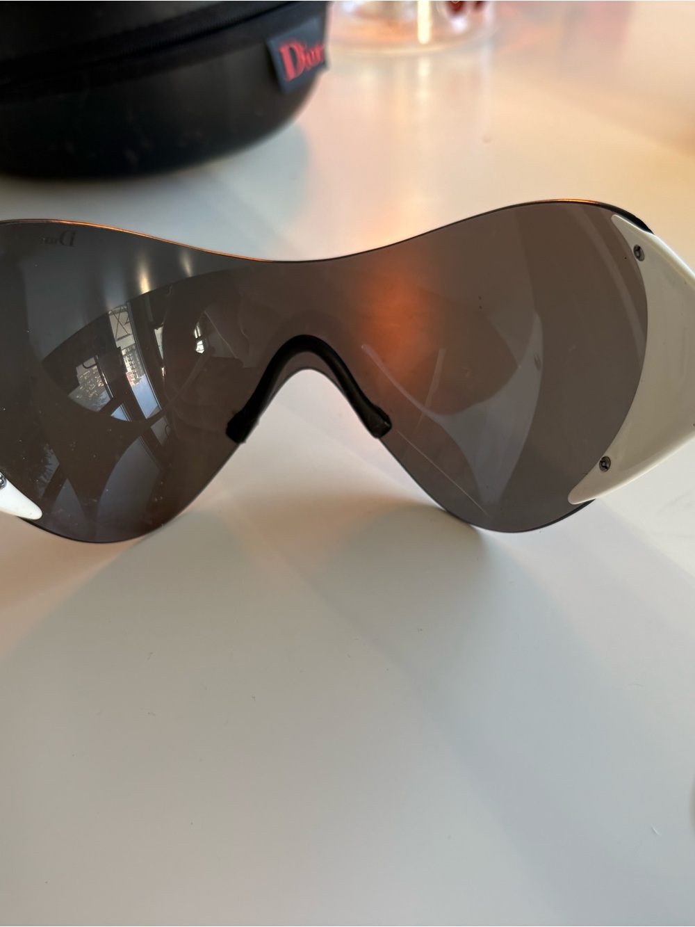 Christian Dior Ski 1 sunglasses - white / black lens | John Galliano Era - Picture 2 of 5